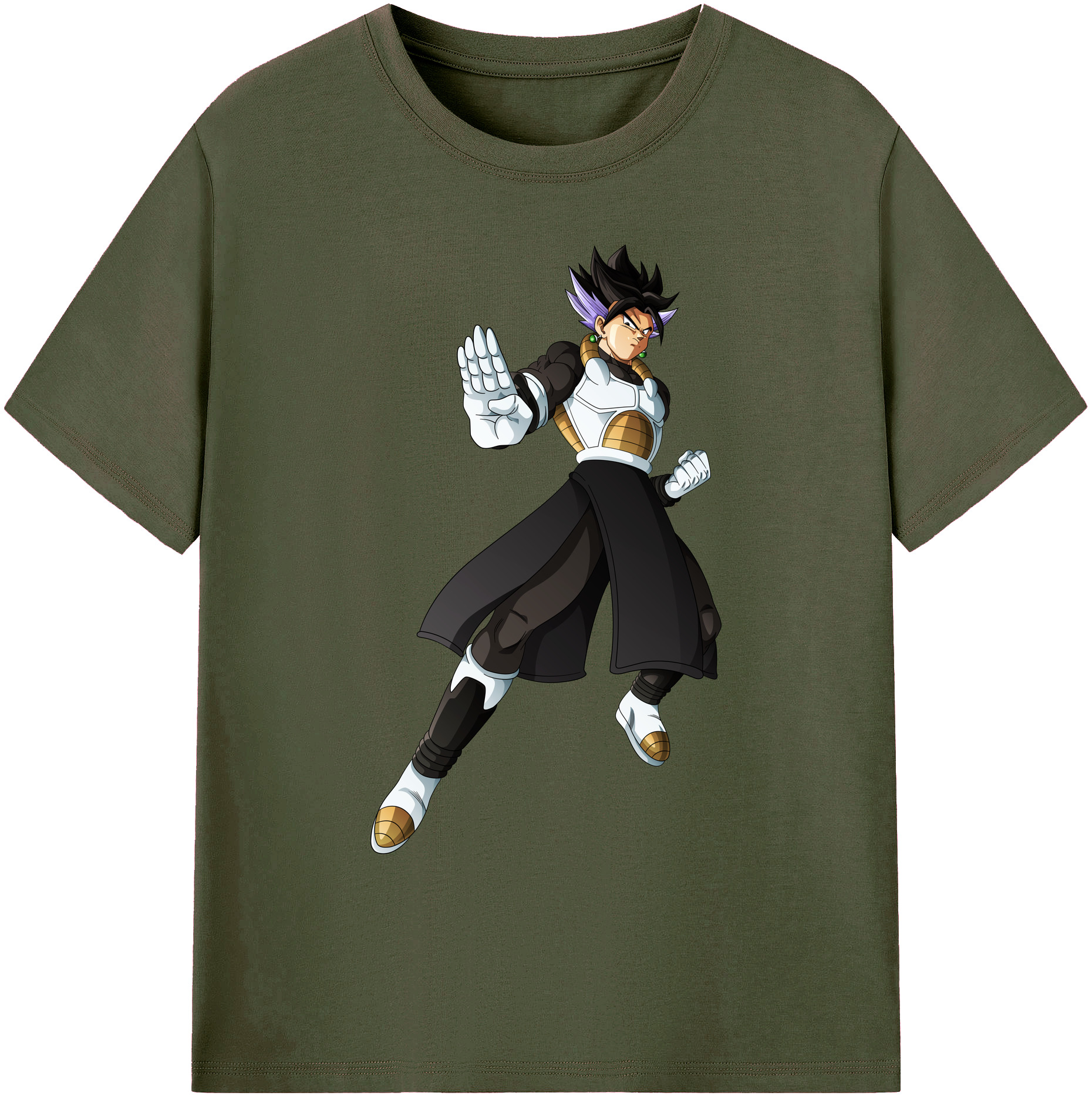 （画像用） ドラゴンボール ベジット DRAGON BALL Vegetto 綿100％ メンズ半袖Tシャツ｜肌触りやわらか＆通気性